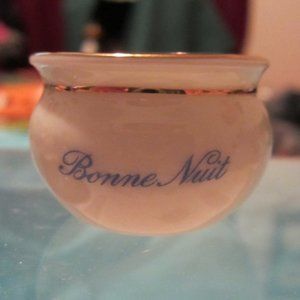 Vintage Limoge mini "Bonne Nuit" cup w/ "eye"